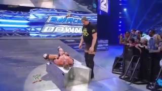 Big Show Attacks Santino Marella amp Zack Ryder  WWE Smackdown 6112mp4 [upl. by Auhsot]