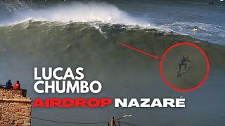 Lucas Chumbos Epic Ride at NAZARE  Incredible BIG WAVE SURFING [upl. by Birdt308]