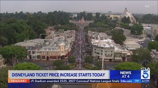 Disneyland Resort increases prices on most theme park tickets [upl. by Akinom]