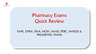 Pharmacy exams  quick review revisiontips [upl. by Llerret]