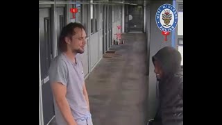 CCTV shows murderer laughing with friend shortly before killing him [upl. by Adaliah603]