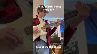 Day 122 of my daily transcribing challenge and I decided to transcribe the theme to king of the hill [upl. by Ahseen]