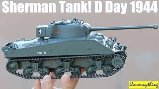 Toy Tank for Kids Unboxing a 132 Scale M4 Sherman Diecast Tank [upl. by Astera]