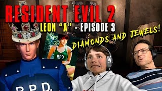 Diamonds and Jewels Resident Evil 2 Gameplay 3 Leon A [upl. by Gwyneth]