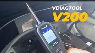 How to connect and use VDIAGTOOL V200 Circuit Tester [upl. by Attelahs482]