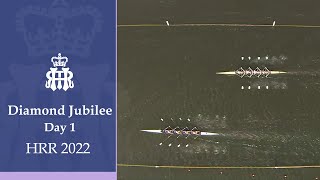 Trentham BC v Molesey BC  Diamond Jubilee  Henley 2022 Day 1 [upl. by Karie]