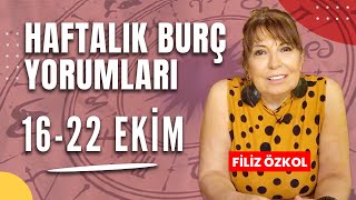 FİLİZ ÖZKOL İLE HAFTALIK BURÇ YORUMLARI  16  22 EKİM [upl. by Disraeli706]