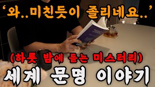 하룻 밤에 듣는 미스터리 세계문명 이야기를 들으니 꿀잠까지 들어버렸습니다🌙 잠잘 때 듣는 책이 깊은 수면에도 좋고 내용도 흥미롭네요ㅣ중간 광고 없는 오디오북ㅣ책 읽어주는 남자 [upl. by Lomax]