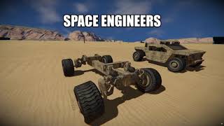 Space Engineers Experimental Suspension Quick Build [upl. by Cassidy]