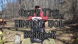 Ozark Trail HIMONT 50L Backpack First Impression [upl. by Winona381]