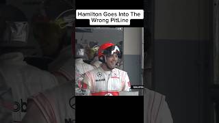 Hamilton Goes Into The Wrong PitLanef1 formula1 [upl. by Luas]