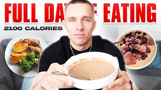 2100 CALORIES FULL DAY OF EATING TO LOSE FAT  FLEXIBLE DIETING  PHOTOSHOOT PREP EP 1 [upl. by Irovi]