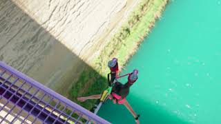 ZULU BUNGY Bungee Jumping  Play on in Greece [upl. by Yentterb]