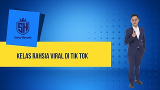 Kelas Online Rahsia Viral di Tik Tok [upl. by Hally]