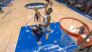 Andrew Wiggins most insane poster dunk on Luka Doncic in game 3 😱 [upl. by Maillij]