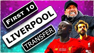 Jurgen Klopps First 10 Liverpool Transfers  first 10 Liverpool signings under klopp salah mane [upl. by Ivo]