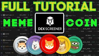 Tutorial Dexscreener Memecoins memecoin dexscreener phantomwallet [upl. by Hubbard]