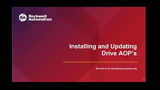 How to install and Update Drive AOP Files [upl. by Atibat]