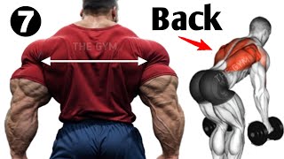 7 Best Back Workout At Gym [upl. by Carmella535]