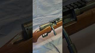 Shorts Homemade 218 Bee Rifle [upl. by Ellehctim]