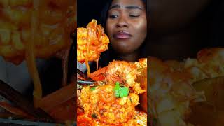 SEAFOOD MUKBANG Seafood boil Mukbang SPICY Seafood Boil King Crab Legs Mukbang ASMR Eating [upl. by Ernald316]