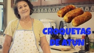 ¡COCINEMOS Croquetas de atún  FÁCIL ✔ [upl. by Elma144]