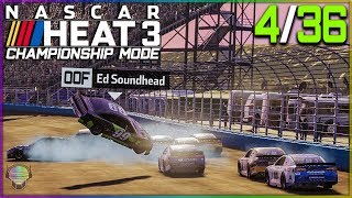 A Nightmare at ISM Raceway  436  NASCAR Heat 3 2019 Championship Mode [upl. by Anahgem]