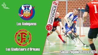 Floorball N2  Ouest  Andégaves vs Gladiateurs [upl. by Nayrb]