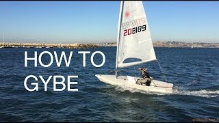 How to Gybe  Laser  GSN [upl. by Lucey]