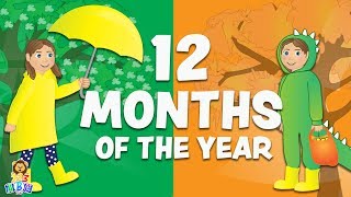 12 Months of the Year Song for Children  Fun Calendar Songs for Kids [upl. by Angrist]