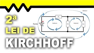 Segunda Lei de Kirchhoff  Exercícios resolvidos [upl. by Yellah902]