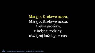 Maryjo Królowo Polski Apel Jasnogórski  wersja karaoke [upl. by Okika11]