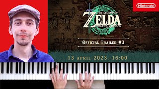 Zelda Tears of the Kingdom Trailer 3 Reaction amp Live Music Analysis [upl. by Ycinuq718]