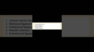 Hip Joint ligaments mbbsmedicoanatomylowerlimbdoctor usmleospedptmedicalshorts [upl. by Hiller]