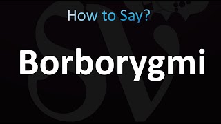 How to Pronounce Borborygmi correctly [upl. by Ritter569]