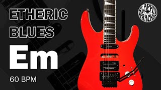 Slow Etheric Blues Guitar backing track in Em [upl. by Legnaleugim]