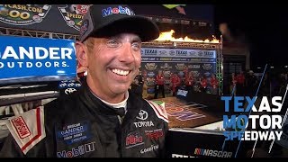 Greg Biffle celebrates Gander Trucks win at Texas [upl. by Alac688]