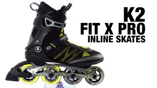 K2 2015 Fit X Pro Inline Skates for Men Review [upl. by Anahgem744]