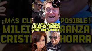 MAS CLARITO IMPOSIBLE argentina milei cristina casta [upl. by Chita433]