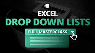 Drop Down Lists in Excel  Masterclass incl Dynamic Dependent amp Searchable Drop Down Lists [upl. by Borman766]