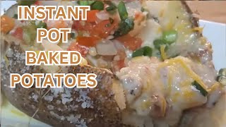 INSTANT POT BAKED POTATOES [upl. by Booma681]