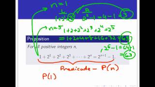 Mathematical Induction part 1 Screencast 412 [upl. by Solange980]