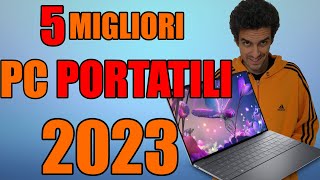 💥 5 MIGLIORI PC PORTATILI 2023 PER LAVORARE STUDIARE GIOCARE TOP NOTEBOOK 2023 [upl. by Oramug]