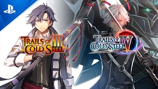 Trails of Cold Steel III  Trails of Cold Steel IV  Gameplay Trailer  PS5 Games [upl. by Aspa]