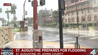 St Augustine prepares for flooding ahead of Hurricane Milton [upl. by Charbonneau]