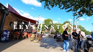 Walking in Leytonstone  Leytonstone High Road  Waltham Forest  East London  Green Man Roundabout [upl. by Nohsyar]