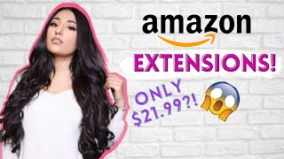 Affordable Amazon Hair Extensions [upl. by Nyltak253]