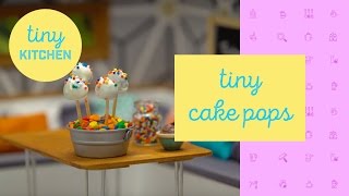 Tiny Cake Pops  Tiny Kitchen [upl. by Ellehsar]