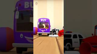 Wheels On The Bus shorts kidssongs babysongs bobcartoon nurseryrhymes ytshorts [upl. by Madson]