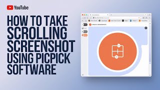 How to Take Scrolling Screenshot Using PicPick Software [upl. by Aklam377]